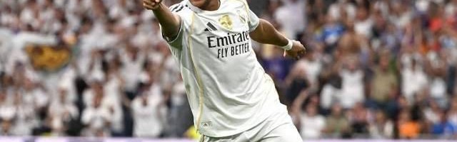 2记超级世界波！皇马杀疯了，开局5连胜领跑西甲，姆巴佩5场狂轰5球