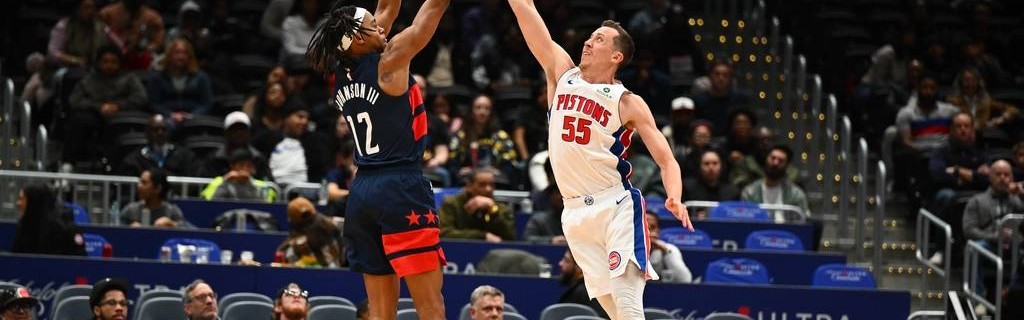 武克切维奇21分杜伦24+11 奇才不敌活塞14连败