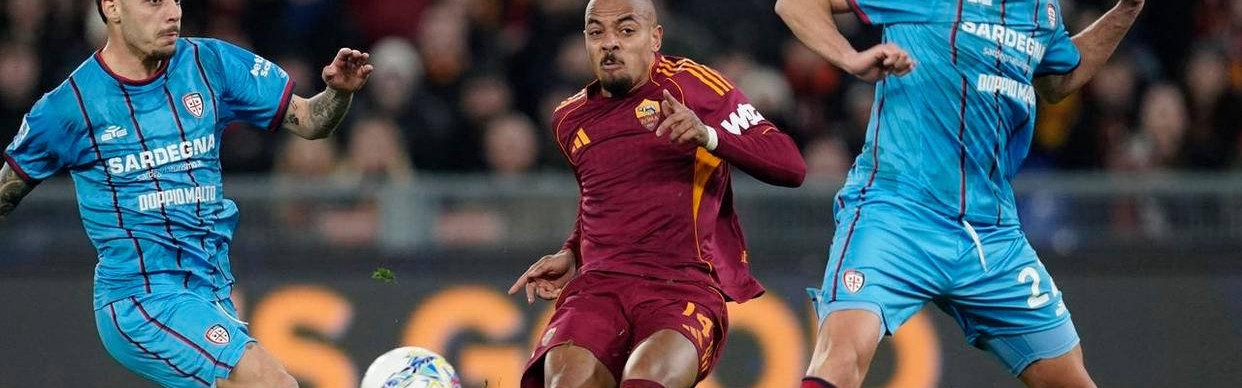 意甲争四激烈升级，罗马主场2-0完胜卡利亚里，尤文图斯被追平