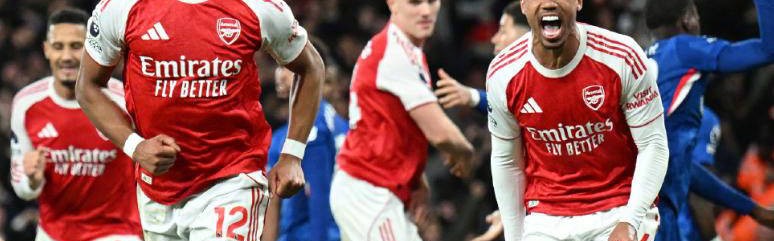 阿森纳2-1切尔西 确立争冠优势 曼联争四领先切尔西显疲态